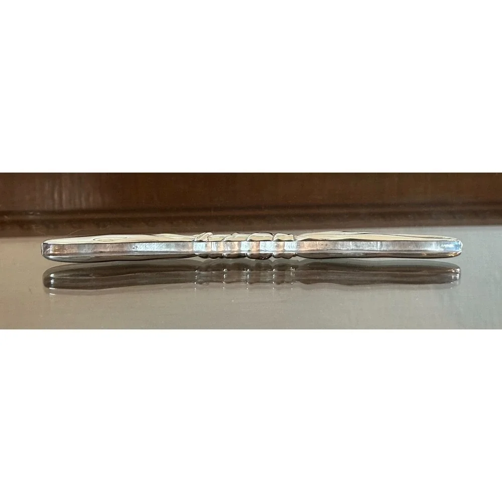 Sterling Silver Bow Design Comb‎ Cover Holder Unmarked